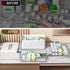 3-Tier ARSTPEOE Medicine Organizer - Portable Medicine Cabinet with Plastic Handle, Multipurpose Medical Box, Pill