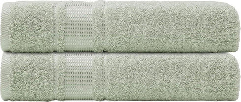 2 Pack 100% 28 55 inches, Melissa Linen, Bath Towels Turkish Cotton Towels for Bathroom, Absorb Water, Quick Dry, Soft
