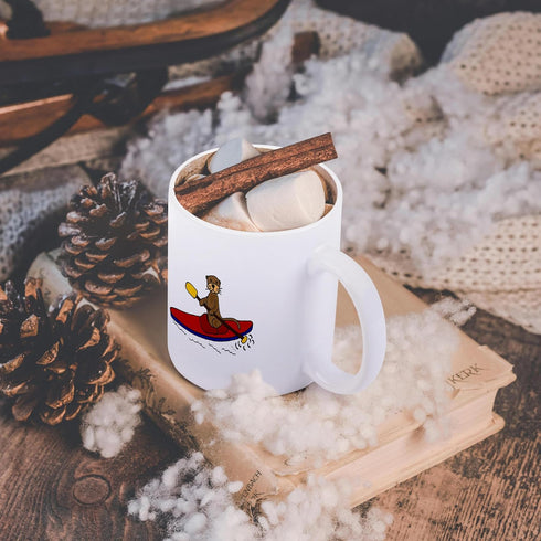 3dRose "Funny Black Crow" Mug, 11 oz