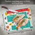 Cut N' Funnel Quick Conversion Measurement Chart on Flexible Cutting Board Mat, BPA Free, Made in the USA