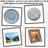 2 Pcs Clear Acrylic Easel Stand for Display, 8 Inch Plate Holder, Bowl Stands, Vinyl Record Storage, Decorative Photo