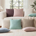 Pack 2, Cozy 22x22 Inch Foindtower of Decorative Textured Boucle Throw Pillow Covers Neutral Accent Solid Pillow Cases