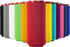 Slim Can Cooler Sleeves 12 Pack – Blank Foldable Neoprene 12oz Can Insulators – Skinny Beverage Coolers for Beer & Soda