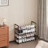 4-Tier 20 Calmootey Shoe Rack, Tall Large Capacity Pairs Shoes Storage Organizer, Stackable Wide Shoe Shelf
