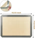 Macaron Silicone Baking Mat, Macaron Mat Almond muffin chocolate chip cookies 48 Capacity (grey) by MR.FOAM