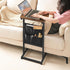 28.3" BF40SF01 HOOBRO C Shaped End Table, Side Table for Small Spaces, Couch Table with Storage Bag, Slide Under Sofa