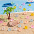 70 Pcs Mini Resin Crab Figurine Bulk Mini Crab Figurine Cake Decorations Cute Miniature Resin Sculpture Ornament Micro