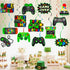 umoni Green 20Pcs Video Game Hanging Swirls Birthday Party Decorations, Gaming Ceiling Streamers for Game On Party