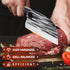 Huusk Knives from Japan, Upgraded Serbian Chef Knife with Sheath, Heavy Duty Butcher Knife for Outdoor Cooking