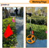 White Marking Flags for Lawn, 50 Pack Yard Flags, 4x5x15 Inch for Invisible Fence and Surveying