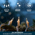 Indoor,100 Count Outdoor,21.4 Joiedomi Christmas String Lights Mini Warm Fairy Light FT Decor for Patio Dorm Classroom