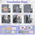 3 Automatic Toothpaste Dispenser,Smart Toothpaste Dispenser Wall Mounted with Toothpaste Slots,Electric Toothbrush