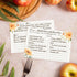 Recipe Cards 4x6, Premium Double-Sided Recipe Cards for Wedding, Bridal Shower, Housewarming, Set of 60 (4x6,Daisy) by LuBudingJoy