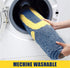 Non-Slip Soft Microfiber Bathroom Rug Mat Set, Washable Water Absorbent Colourful Cute Bath Mats for Kids, Toilet,