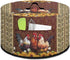 Roosters Small Kitchen Appliance Crock Pot Dust Cover Fits for Most 6 7 8 Quart Oval Slow Cooker with Pockets Top Handle for Kitchen Accessories by Cugasmaru
