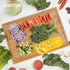Kikcoin Bamboo Cutting Board, Extra Large Wood Cutting Board with Deep Juice Groove and Handle, 17.6" x 12"