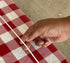 Easily Secure Any Cloth or Plastic Cover. Table Cloth Holder with No Bulky Clips, Bungees or Weights, Simply Stretch