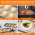 Silicone Baking Mat, Large Baking Sheets for Oven, 3 Pack, Reusable & Non Stick, Gray