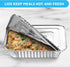 MontoPack Half Size Aluminum Foil Pans, 9x13 Tins for Cooking, Baking & Catering | Heavy Duty Disposable Cookware (20
