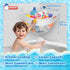 4.32 UNEEDE Gallons Corner Mounted Bath Toy Storage Holder, Mesh Shower Caddy for Bathtub Organizer, Quick Dry Holder