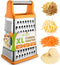 Spring Chef Handheld Stainless Steel XL Parmesan Cheese Grater, 4 Sided Manual Box Grater for Kitchen
