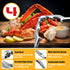12Pcs Set Sets Crab Crackers and Tool, Nut Crackers for King Crab Legs, Stainless Steel Seafood Tools Cracker Lobster