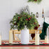 Kunjocy 40PCS Christmas Artificial Pine Branches Frosted Berry Stems Fake Evergreen Norfolk Cypress Sprigs Holly