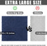 Homaxy 12 Pack Kitchen Dish Cloths, Super Soft and Absorbent Coral Velvet Dish Towels, Navy Blue