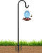 XDW-GIFTS Bird Feeder Pole for Outdoor, 76 Inch Shepherds Hooks Heavy Duty