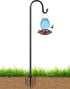 XDW-GIFTS Bird Feeder Pole for Outdoor, 76 Inch Shepherds Hooks Heavy Duty