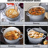 6QT Simmer TeamFar Enameled Cast Iron Dutch Oven, Nonstick Dutch Oven Pot with Lid & Dual Handles for Bread Baking