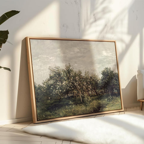 Vintage Apple Blossoms Painting Poster - Poster Master - Retro Apple Tree Print - 8x10 UNFRAMED Wall Art
