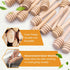 HANSGO 20PCS Wooden Honey Dipper Sticks - 3 Inch Mini Honey Spoon Wand for Jar and Dispenser