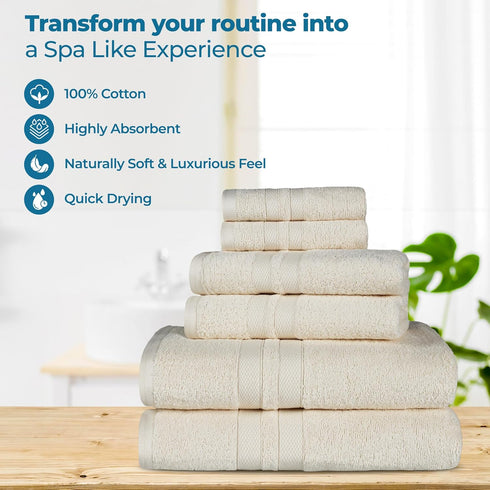 Superior Ultra-Soft 2-Piece Cotton Bath Sheet Set - Oversized Body Towels for Bathroom Decor, Shower, Spa, Gym, Guest