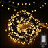 33FT 500LED Christmas Lights Plug in,Cluster String Lights with Timer and 8