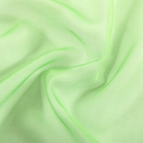 GYROHOME Basic Rod Pocket Sheer Voile Curtain Set of 2 Panels, Sunlight Filtering for Living Room (Green 52x84 inch)