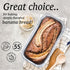 Spare Essentials 2Lb Foil Bread Pans for Baking (65 Pack), Disposable Aluminum Pans for Banana Bread, Cakes & Meatloaf