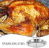 Yardwe Chicken Roaster Rack, Stainless Steel Vertical Roaster Rack for Grill Oven BBQ
