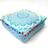 CRAFT KALA Green Ombre Large Hippie Mandala Meditation Floor Ottoman Pillow Cushion