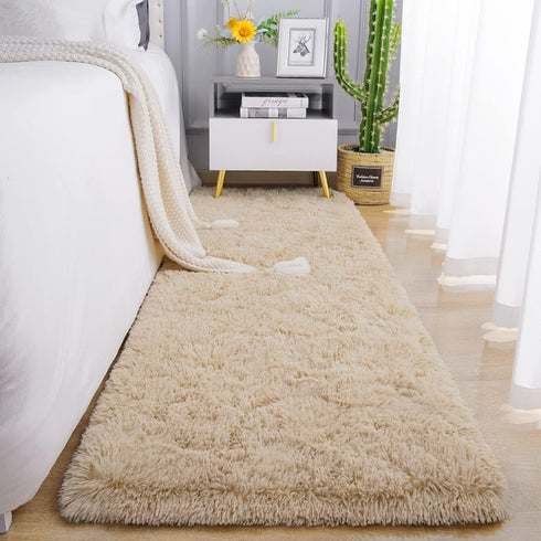 Chicrug Soft Runner Rugs for Bedroom Living Room Plush Fluffy Rug 3x10