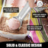 7 inch CUNSENR Ice Cream Scoop - One-Piece Nonstick Aluminum Ice Cream Scooper - Professional Metal Ice Cream Spoon