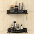 Bakzon Corner Shower Caddy, Shower Shelf Corner No Drilling Bathroom Shower Organizer