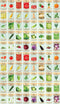 Black Duck Brand Set of 80 Vegetable and Herb Seeds - Semi Assorted - 100