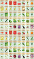 Black Duck Brand Set of 80 Vegetable and Herb Seeds - Semi Assorted - 100