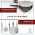 BergKoch 9.5 Inch Stainless Steel Splatter Screen for Frying Pan - Grease Splatter Guard for Cooking