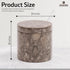 3 Inch Countertop Marble Salt Cellar Flaky Salt Containers for - Sugar Bowl With Lid, Salt Holder, Spice Jars, Salt Box