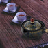 Set 360 Chinese Ceramic Teapot Classical Porcelain Chinese Gongfu Tea Rotation Ceramic Teapot with Tea Strainer