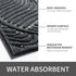Yimobra Front Door Mat Outdoor Entrance, Ultra Water Absorbent, Heavy Duty Non-Slip Rubber Backing, 29.5x17 Inch