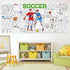 Soccer Giant Coloring Poster Football Large Versatile Activity Drawing Paper Coloring Tablecloth DIY Sport Theme Game