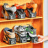 24PCS 50% Shoe Slots Organizer, Adjustable Double Layer Stack Shoe Rack, Space-Saving Storage Rack Holder, Black